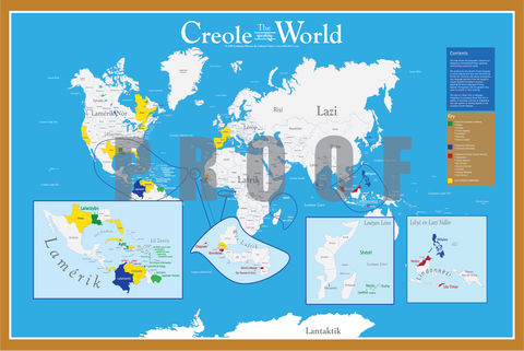 Map of the Creole-Speaking World
