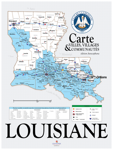 Modern Louisiana Political Map