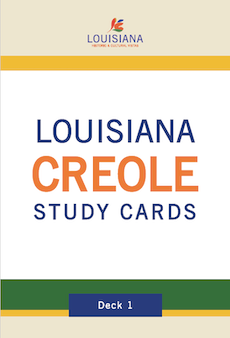 Louisiana Creole Study Cards (Deck 1)